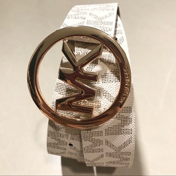 Michael Kors MK Signature Large Logo Belt - Picture 6 of 9